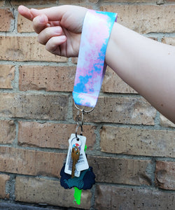 Bubblegum Pixel Pride Wrist Strap