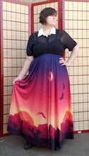 COLLAB: Maya Kern Desert Sunset Maxi Skirt with Pockets