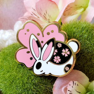 Sakura Bunny Enamel Pin