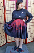 Pixel Rouge Skater Skirt with Pockets