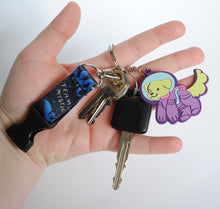Space Pup PVC Keychain