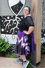 Pixel Eclipse Midi Skirt With Pockets