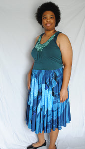 Manta Migration Midi Skirt With Pockets
