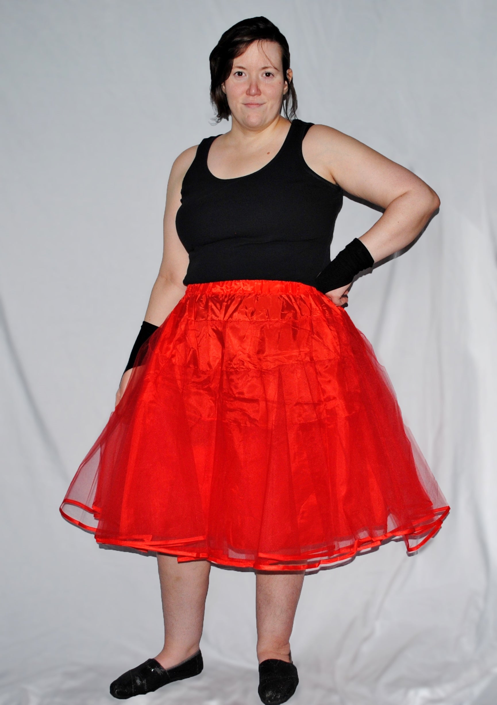 Plus Size Petticoat Knee Length