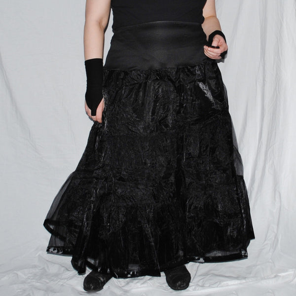 Petticoat for Skirts (Black) - Ankle-Length