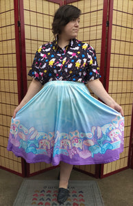 Pastel Controllers Midi Skirt With Pockets