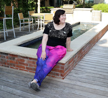 Pixel Twilight Jogger Pants with Pockets