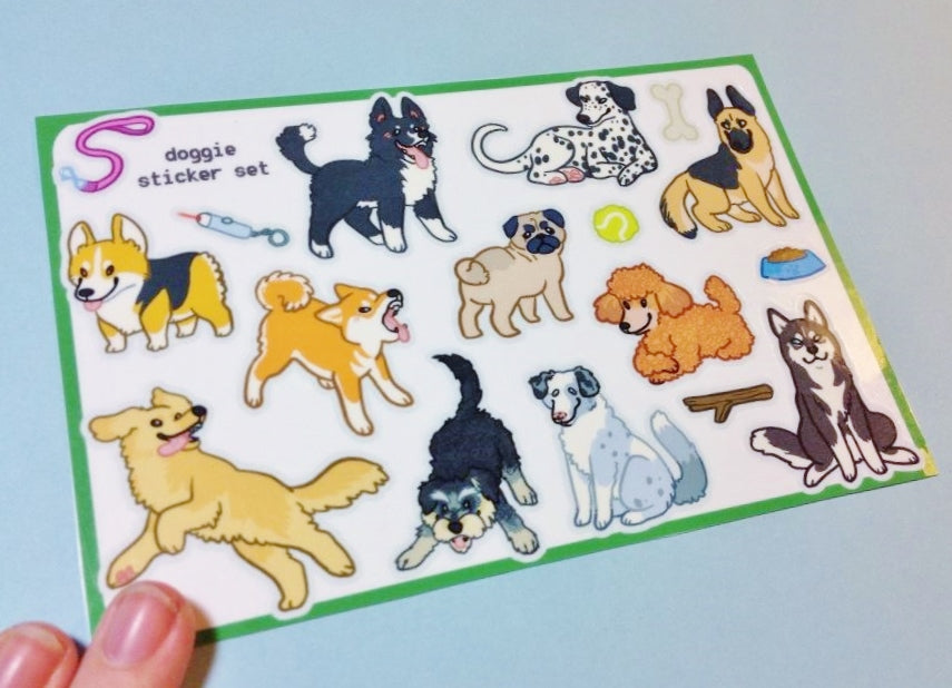Doggies Sticker Sheet