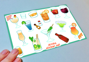 Drinky Drinks Sticker Sheet