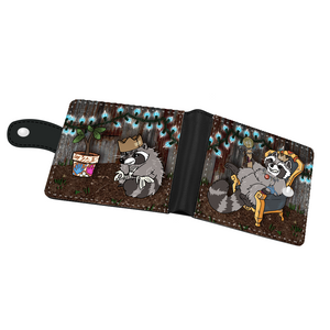 Trash Royalty Raccoon Wallet