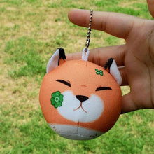 Lucky Fox Squishy Ball Keychain