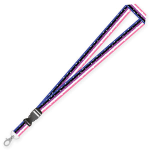 Genderfluid Sparkle Pride Lanyard