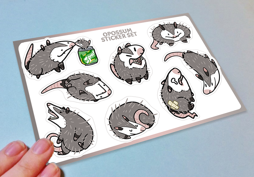 Opossums Sticker Sheet