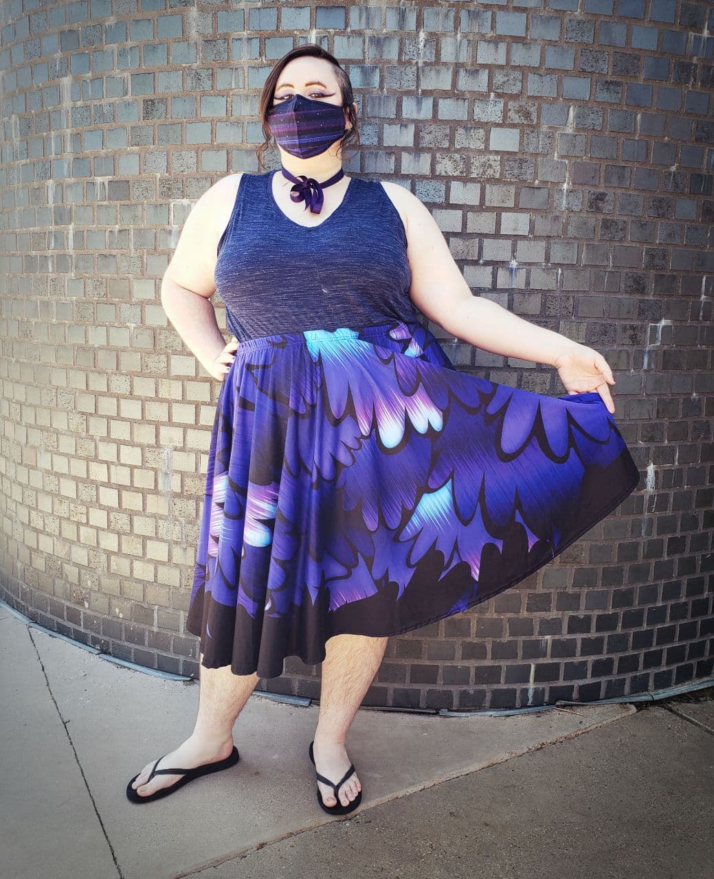 Raven Mermaid Skirt