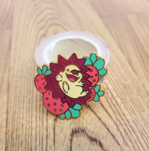 Strawberry Hedgehog Enamel Pin
