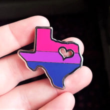 Bi Texas Pride Enamel Pin