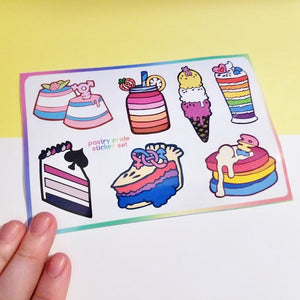 Pride Pastries Sticker Sheet