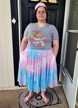Pixel Bubblegum Midi Skirt With Pockets