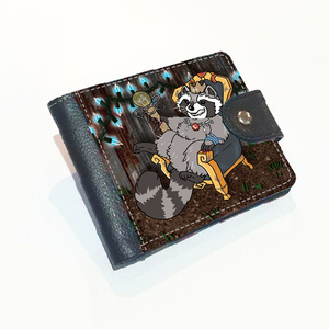 Trash Royalty Raccoon Wallet